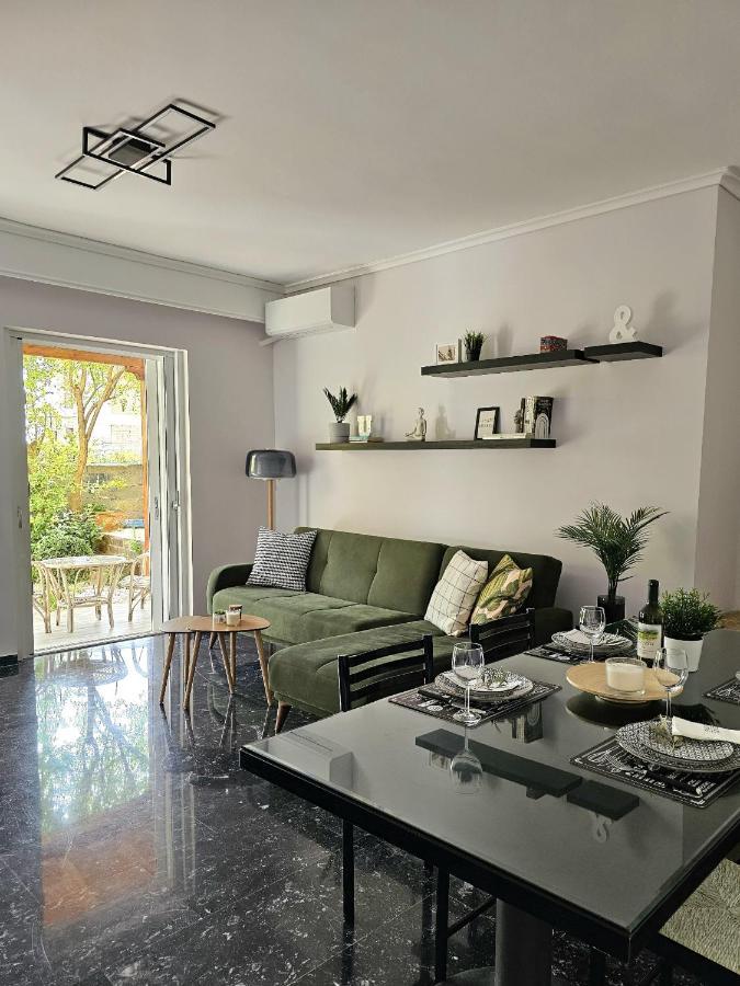 Modern Garden View In Voula, - Luxe Apartment